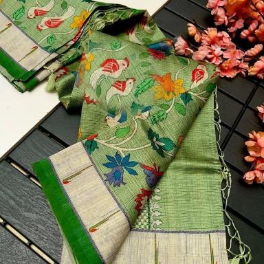 Akshara digital print Paithani saree clothes wholesale
